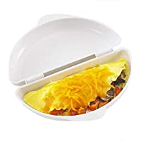 LVYIMAO 1 sartén para horno de microondas con dos huevos- para tortillas- huevos y cocina en el hogar